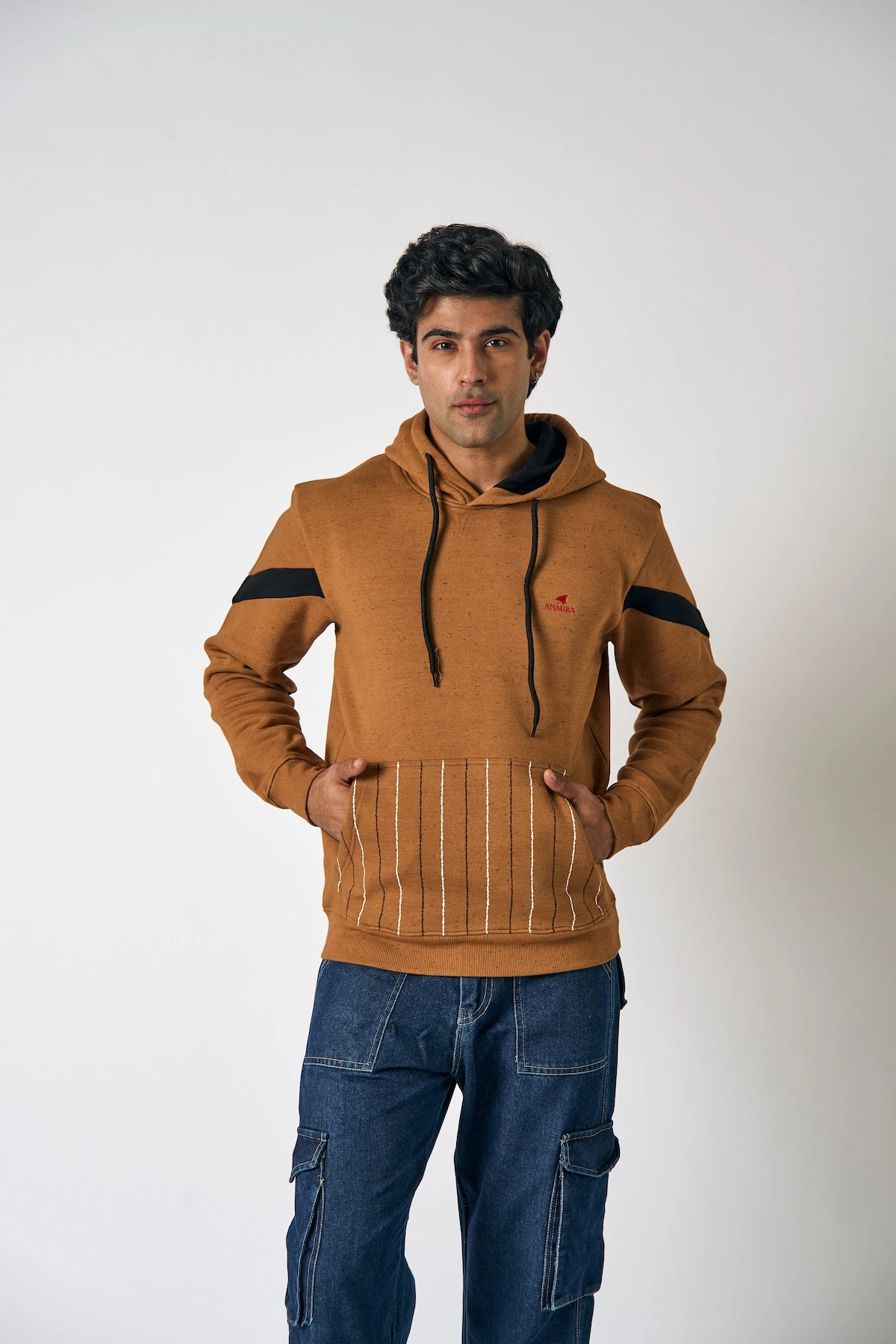 hand in pocket hoodie