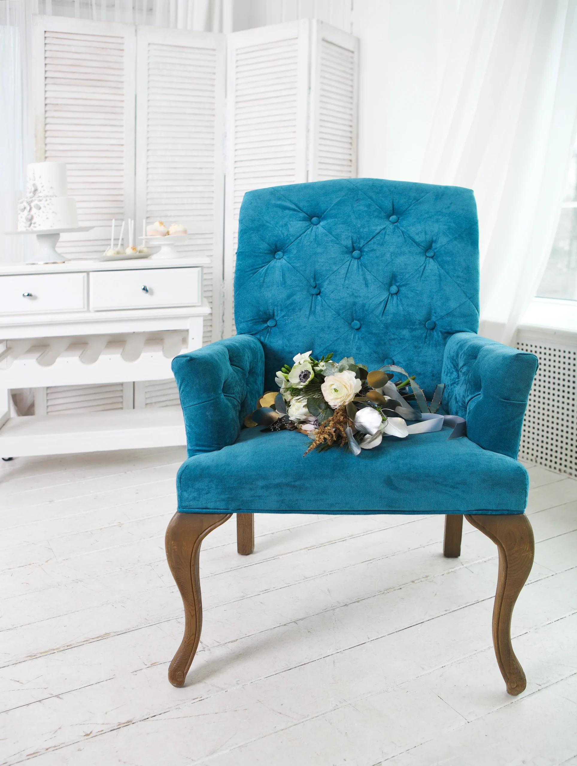 blue chair
